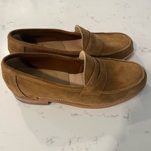 Sanders x Todd Snyder suede men’s shoes.